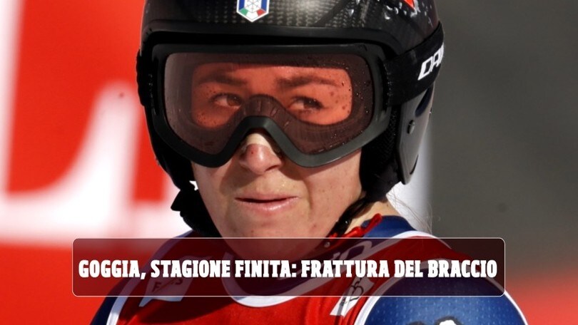 Goggia, stagione finita: frattura del braccio