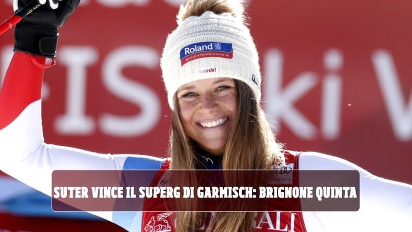 Suter vince superG di Garmisch: Brignone quinta