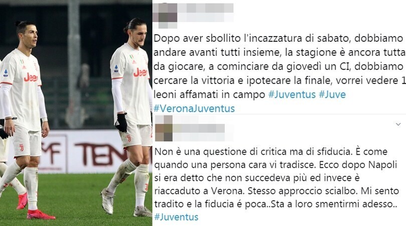 Juve, il ko di Verona visto dai tifosi