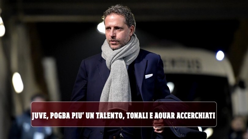 Juve, Pogba più un talento: Tonali e Aouar accerchiati