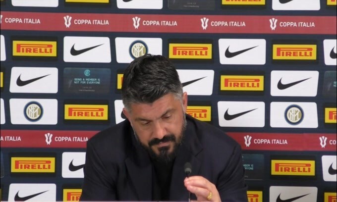 Gattuso: "Con il Lecce ricevuta una mazzata incredibile"