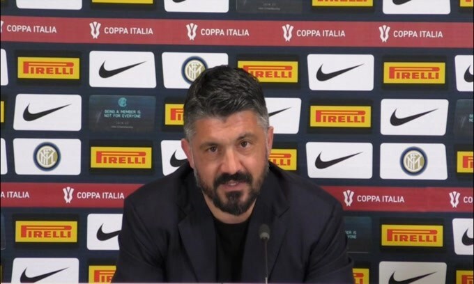 Gattuso: "Segno della croce e sperare che escano prestazioni così"