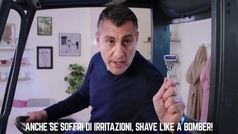 Il nuovo spot di Bobo Vieri per Gillette