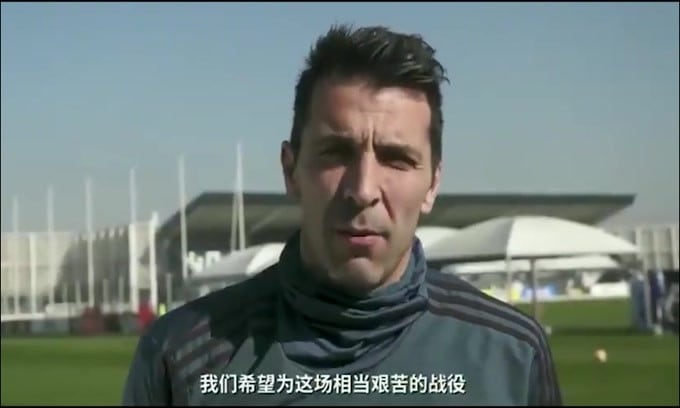 Juve, Buffon si scusa con i cinesi