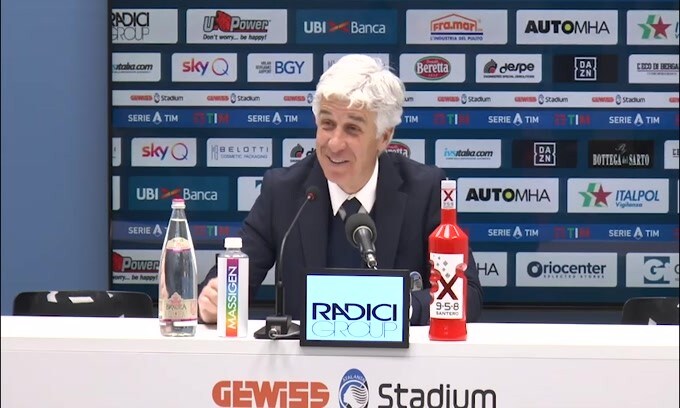 Gasperini: "Quando siamo sotto giochiamo senza freni"