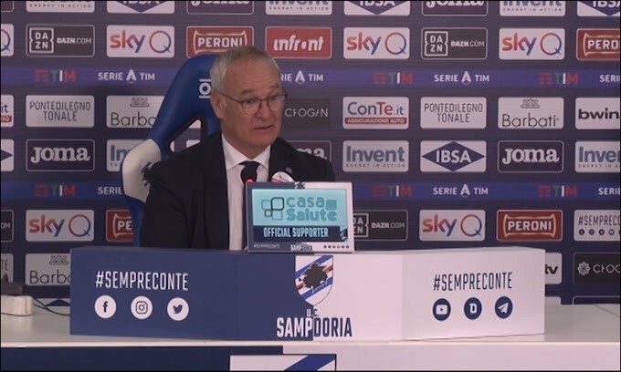 Ranieri: "Con 1 tiro la Fiorentina avanti 3-0"