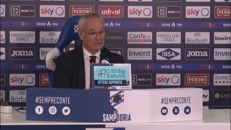 Ranieri: "Con 1 tiro la Fiorentina avanti 3-0"