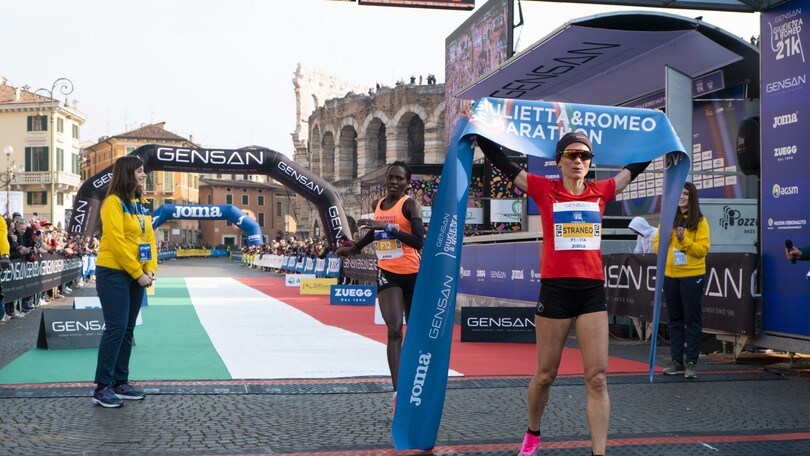 Gensan Giulietta&Romeo Half Marathon, Valeria Straneo è la regina di Verona