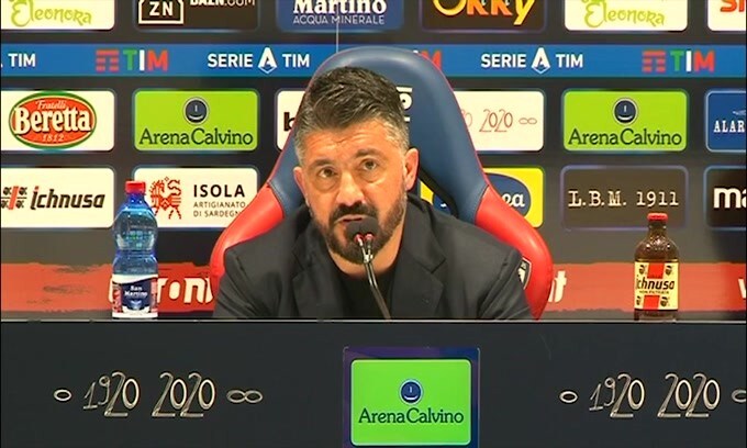 Gattuso: "Nessun giorno di riposo, domani si pedala"