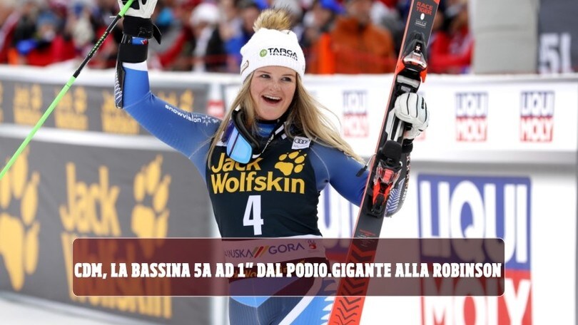 Coppa del Mondo, la Bassino 5ª ad 1'' dal podio. Gigante alla Robinson