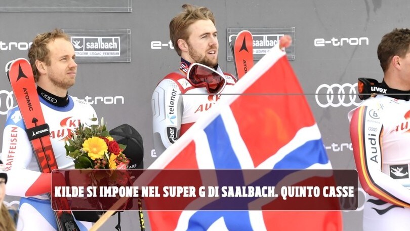 Kilde si impone nel Super G di Saalbach. Quinto Casse