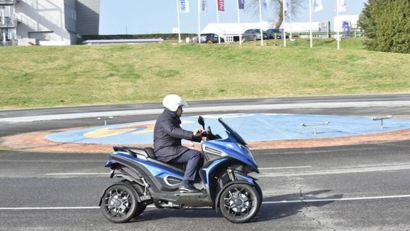 Qooder, test drive e formazione con Poste Italiane a Vallelunga