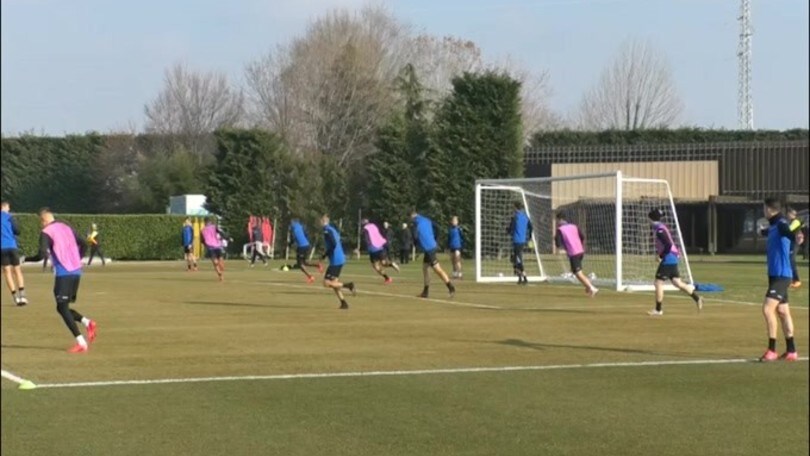 Atalanta, partitella prima della Champions