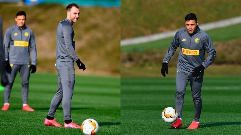 Inter, Eriksen e Sanchez scalpitano in vista del Ludogorets