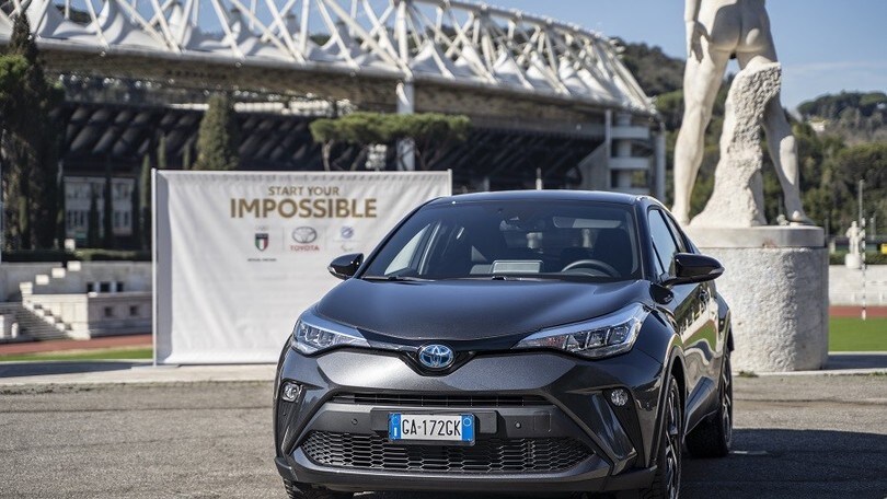 Toyota CH-R Hybrid vettura ufficiale dell’Italia Team