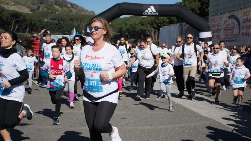 Rosalba Console al via della Napoli City Half Marathon 2020
