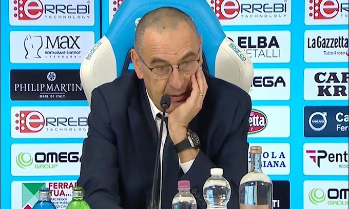 Sarri: "Oggi più veloci mentalmente"
