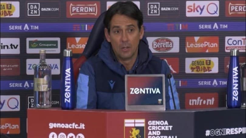 Inzaghi: "Acerbi? Panchina per precauzione"