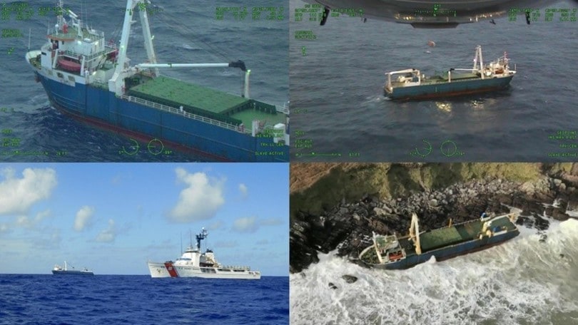 Nave fantasma nell'Atlantico: termina in Irlanda il lungo viaggio