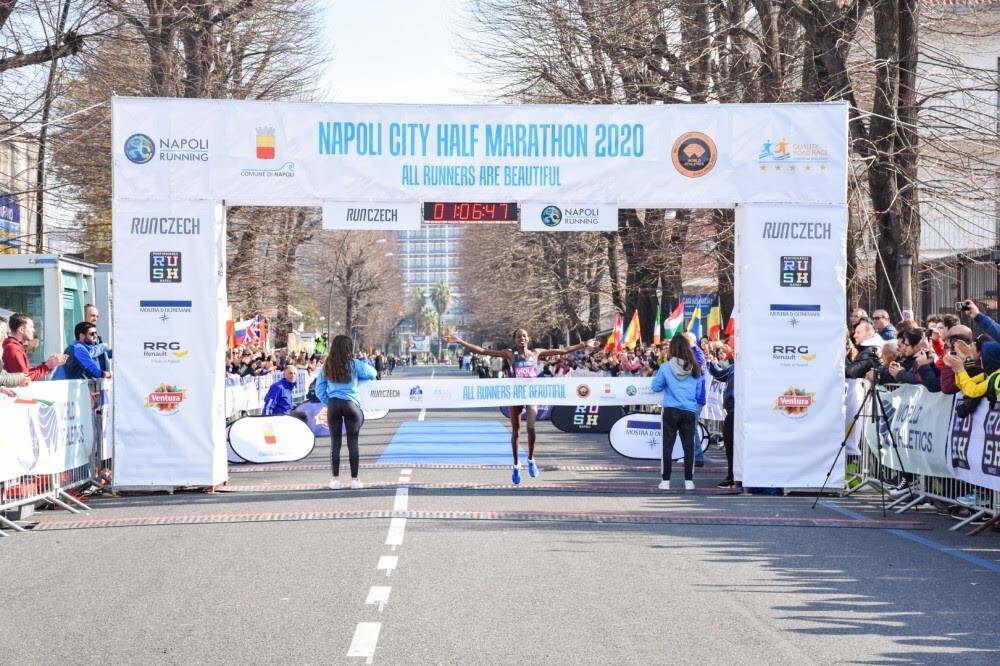 Nessun caso di coronavirus alla Napoli City Half Marathon 2020