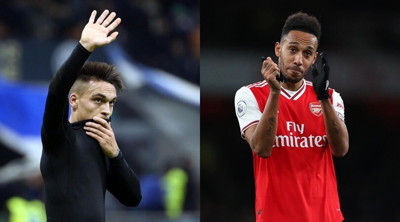Le10Sport: "Inter, è Aubameyang il sostituto di Lautaro Martinez"