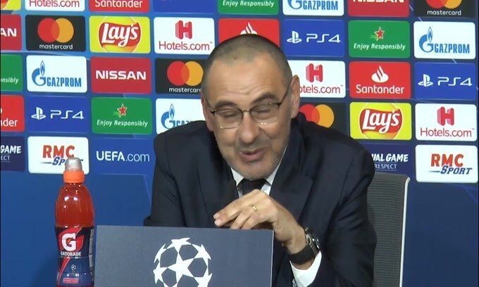 Sarri: "Ronaldo? Va a segno da 11 gare di fila..."