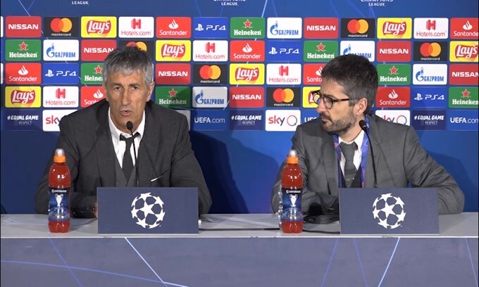 Setien: "Risultato buono per il ritorno"