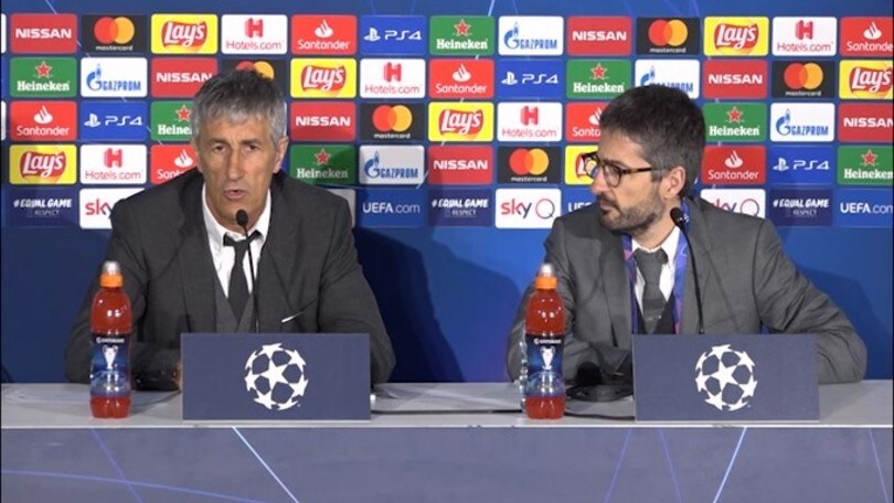 Setien: "Risultato buono per il ritorno"