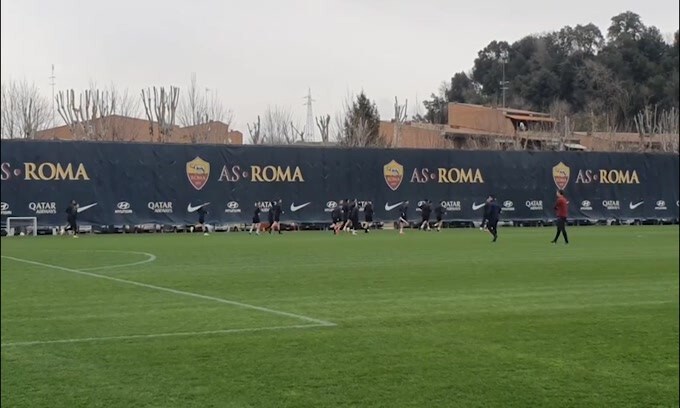 Roma, torello prima dell'Europa League