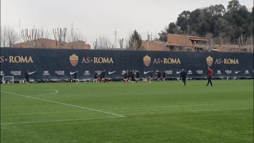 Roma, torello prima dell'Europa League