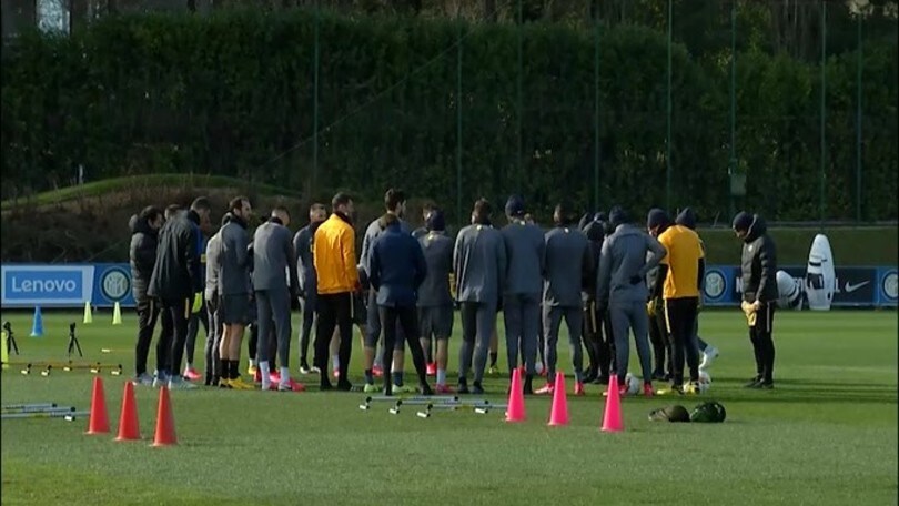 Inter - Ludogorets, allenamento ad Appiano per i nerazzurri