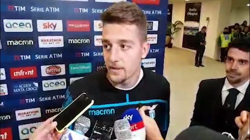 Lazio, Milinkovic torna ad allenarsi