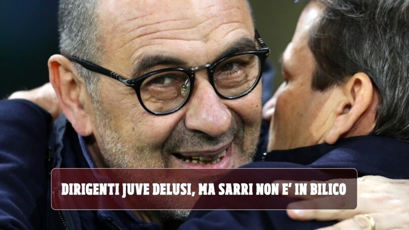 Juve: Agnelli, Nedved e Paratici delusi, ma Sarri non è in bilico
