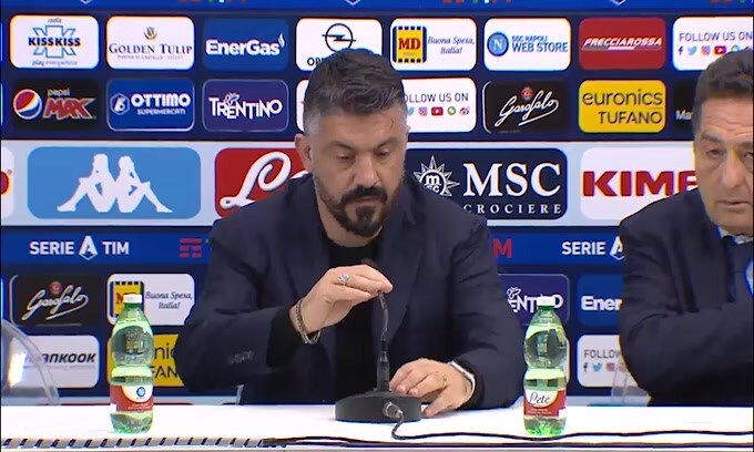 Gattuso ed i giornalisti a distanza: "Ma perchè?"