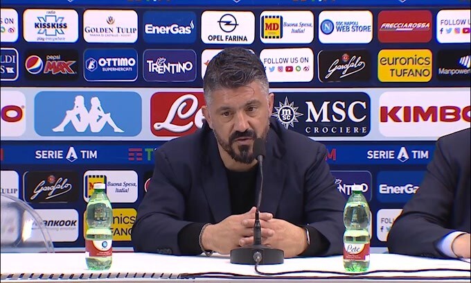 Gattuso: "I giocatori devono salutare tutto lo stadio"
