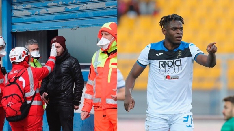 Prima i controlli ai tifosi, poi lo show di Zapata e di tutta l'Atalanta: 7 gol al Lecce!