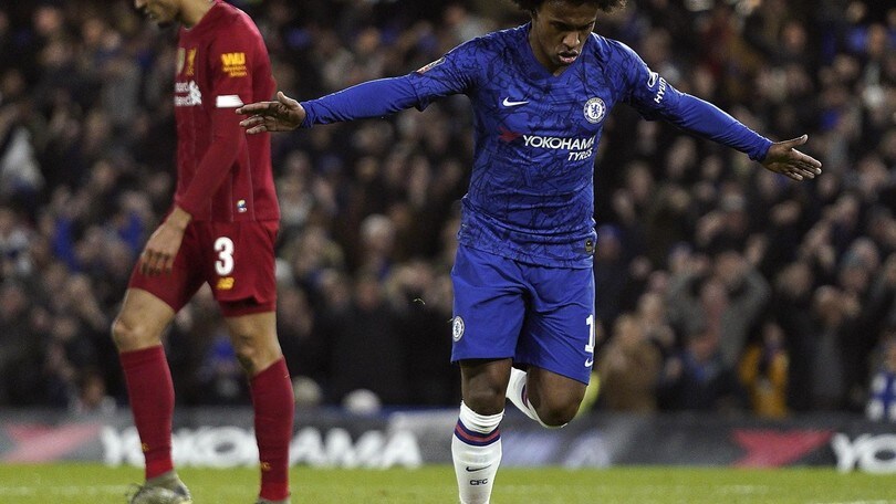 Pasticcio del Liverpool, Willian e Barkley in gol: il Chelsea ai quarti di FA Cup