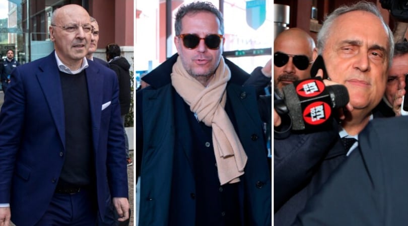 I protagonisti dell'assemblea di Lega riuniti a Roma per il nuovo calendario