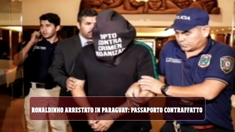 Ronaldinho arrestato in Paraguay: il suo passaporto era contraffatto