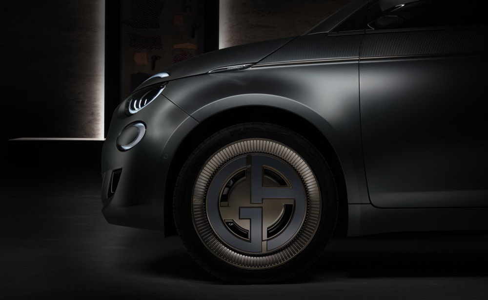 Fiat 500 elettrica, la versione di Armani: le immagini