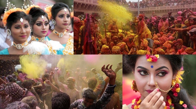 India, arriva il Lathmar Holi: lo spettacolare festival dei colori