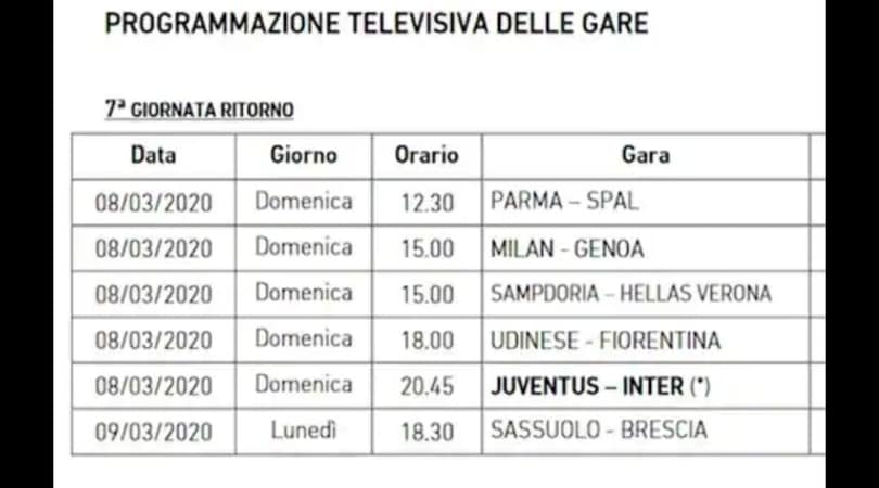 Il nuovo calendario completo del calcio da marzo a maggio: tutte le date