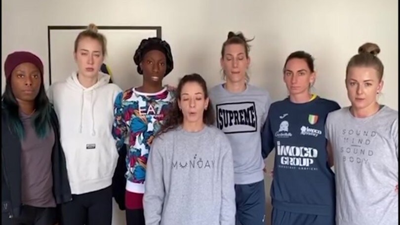 Conegliano Volley in coro: "Lo sport è un modo per uscire dalle difficoltà"
