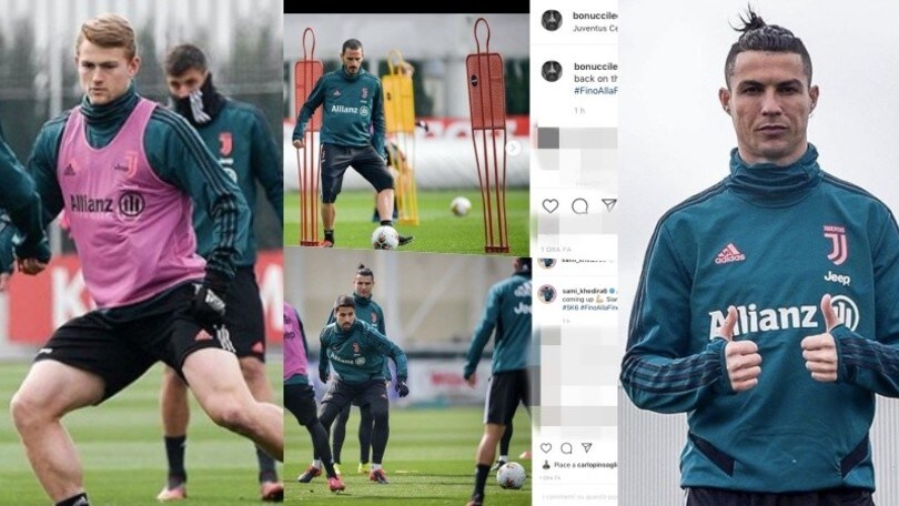 Da Ronaldo a Bonucci: le reazioni social della Juve in vista dell'Inter