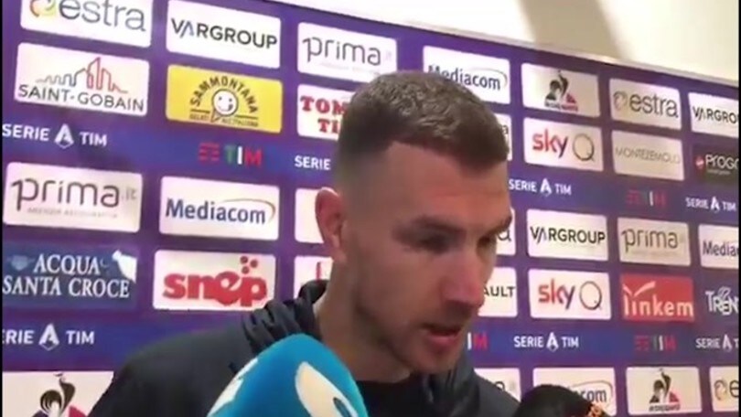 Roma, Dzeko stringe i denti