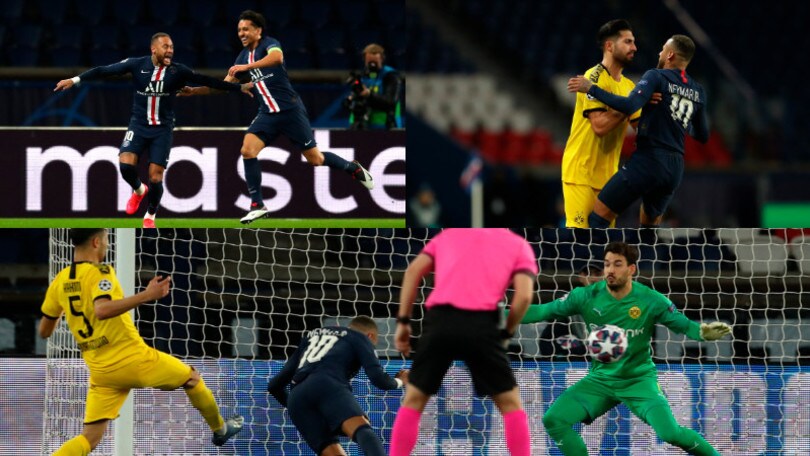 Il Psg ribalta il Dortmund con Neymar e Bernat. Follia e rosso per Emre Can