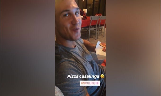 Gallinari e la pizza casalinga di Eleonora Boi: "Si sente l'amore..."