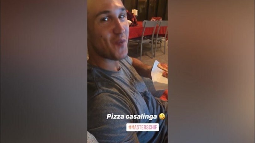 Gallinari e la pizza casalinga di Eleonora Boi: "Si sente l'amore..."