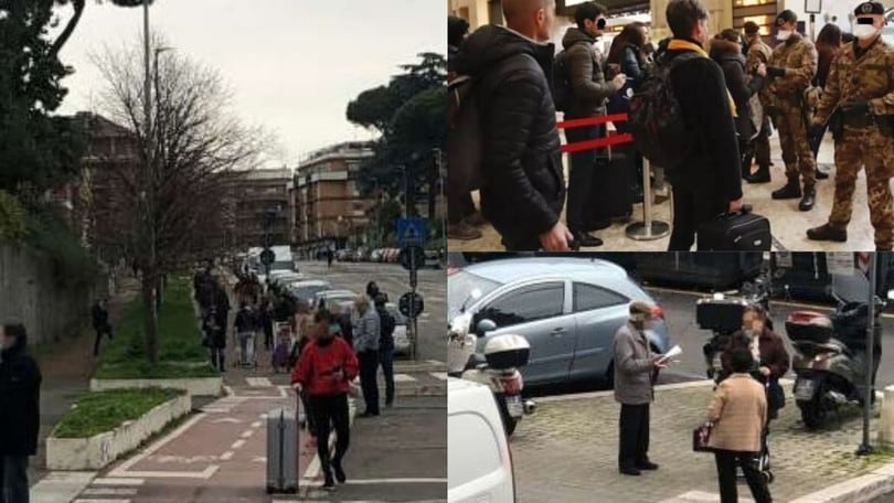 Coronavirus, assembramenti di persone nelle città italiane