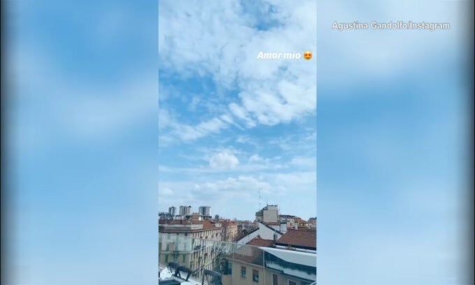 Lautaro Martinez, grigliata e ginnastica sul terrazzo